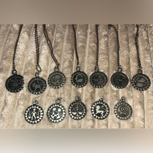 Swedish designer Rune Tennesmed full collection of zodiac pendants